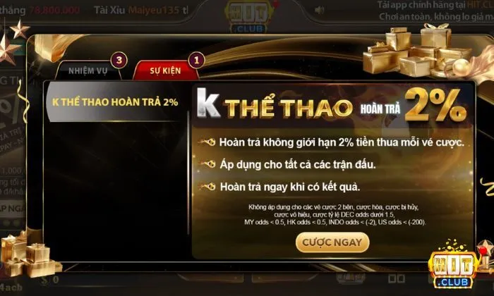 Tặng giftcode cũng thường xuyên được nhà cái Hitclub tổ chức